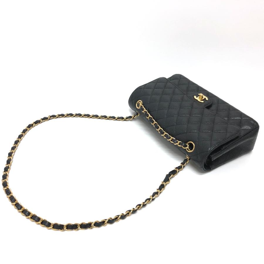 CHANEL（シャネル） 美品 A01112 マトラッセ25 Wチェーン 肩掛け 斜め