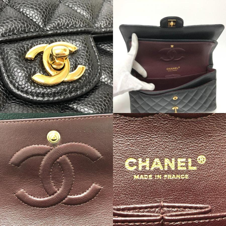 CHANEL（シャネル） 美品 A01112 マトラッセ25 Wチェーン 肩掛け 斜め