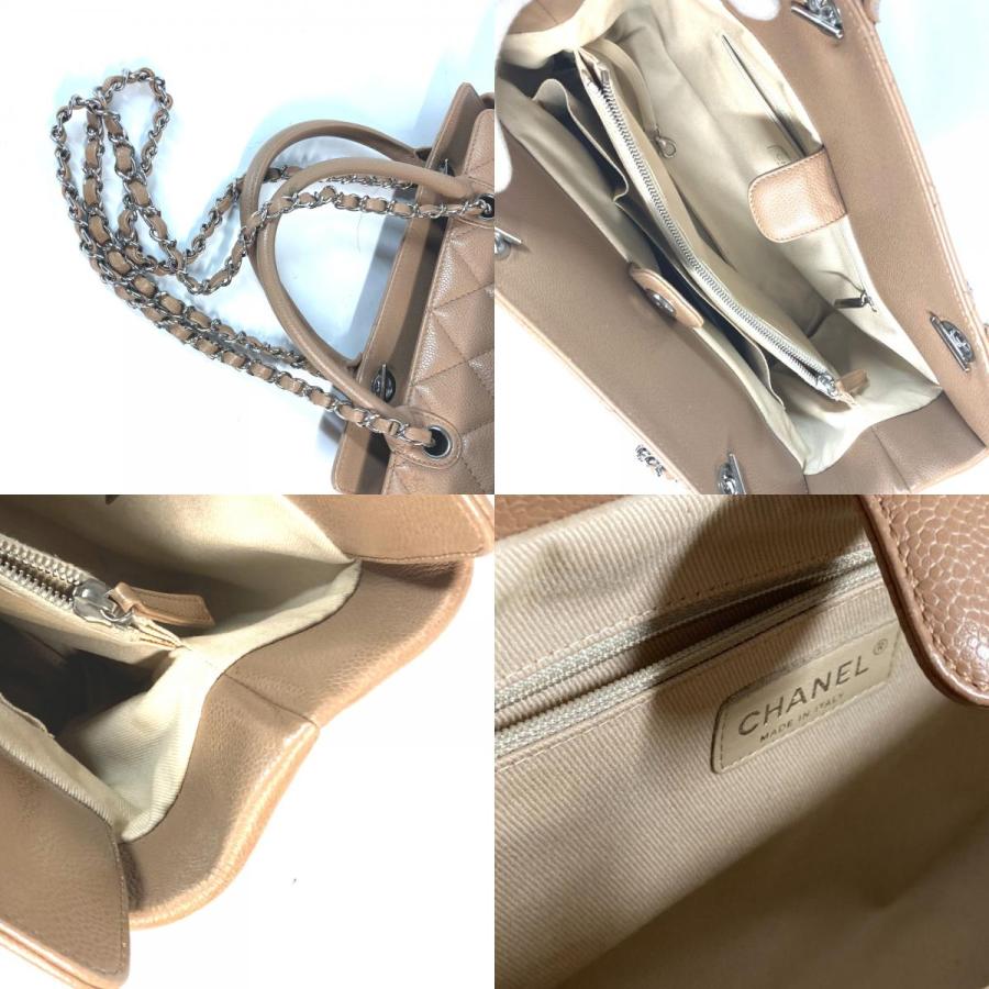 CHANEL シャネル CC ココマーク 2WAYバッグ カバン ショルダーバッグ 肩掛け トートバッグ ベージュ レディース【中古】 | CHANEL | 07