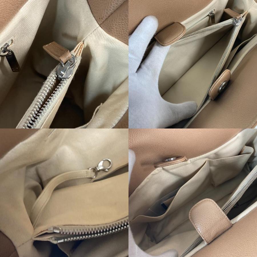 CHANEL シャネル CC ココマーク 2WAYバッグ カバン ショルダーバッグ 肩掛け トートバッグ ベージュ レディース【中古】 | CHANEL | 08
