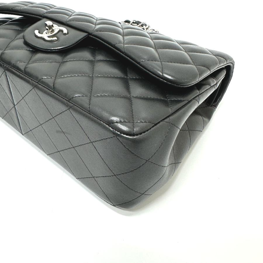 CHANEL シャネル A58600 マトラッセ30 Wフラップ Wチェーン ショルダーバッグ ブラック レディース【中古】 | CHANEL | 03