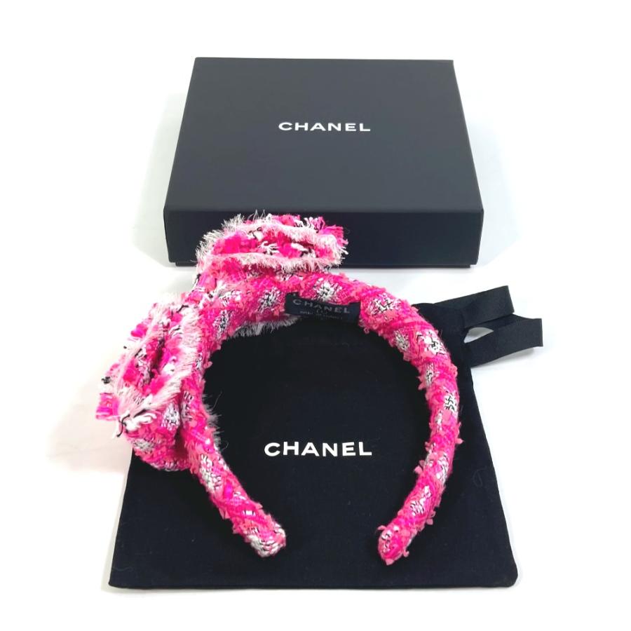 送料無料 CHANEL シャネル リボン ヘアアクセサリー ヘアバンド