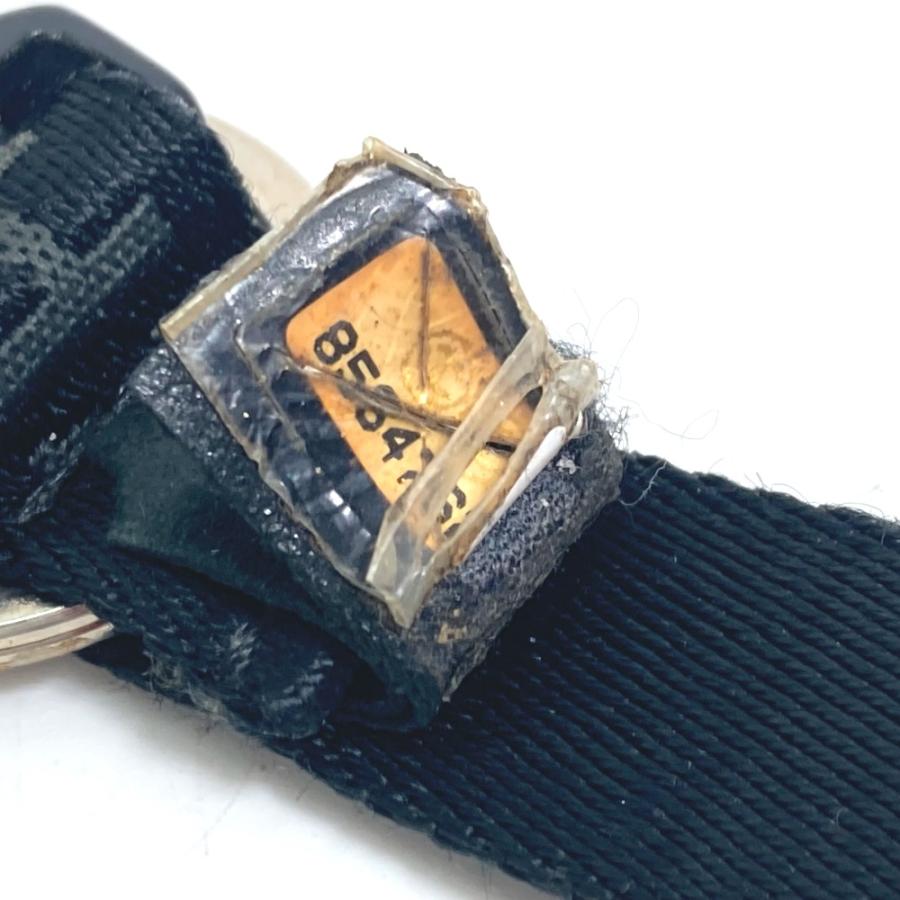 CHANEL シャネル スポーツ sports 方位磁石付き CC ココマーク キーホルダー キーリング ナイロンキャンバス ブラック レディース【中古】 | CHANEL | 04