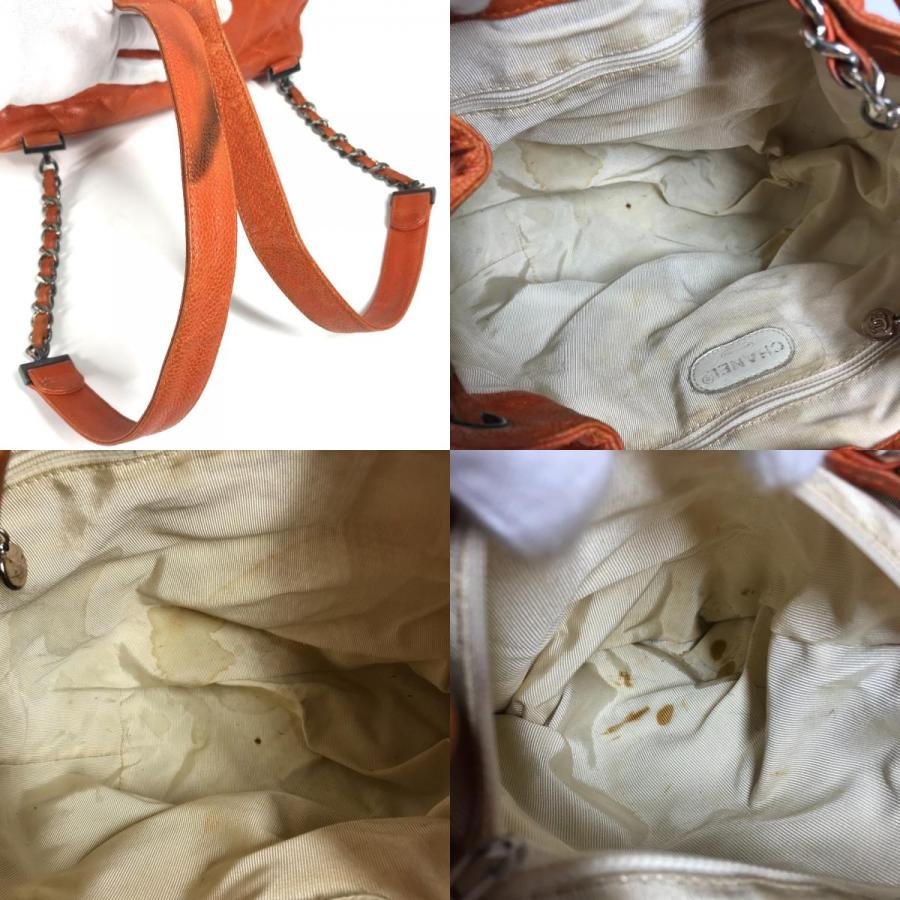 CHANEL シャネル マトラッセ 巾着 キルティング 2WAYバッグ バックパック カバン リュックサック ショルダーバッグ オレンジ 【中古】 | CHANEL | 08