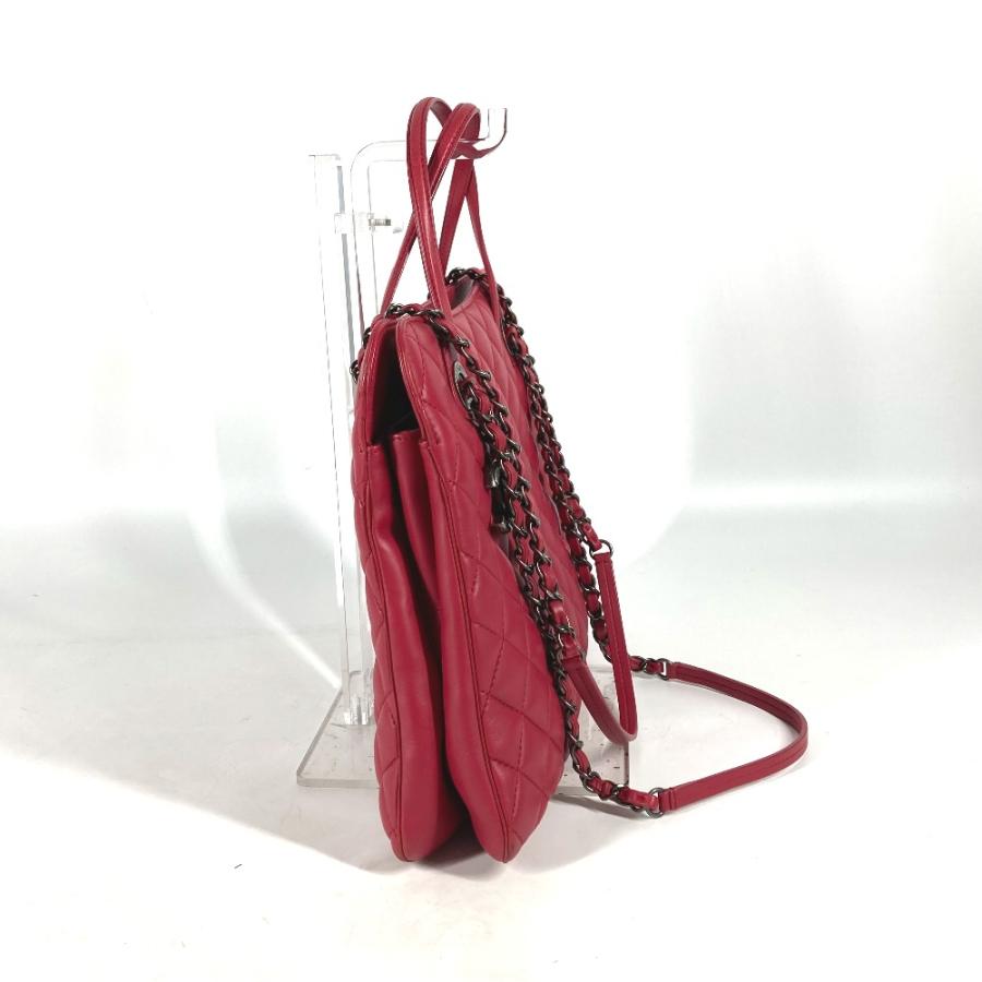 CHANEL シャネル CC ココマーク マトラッセ キルティング 2WAYバッグ チェーンショルダーバッグ トートバッグ ピンク 【中古】 | CHANEL | 03