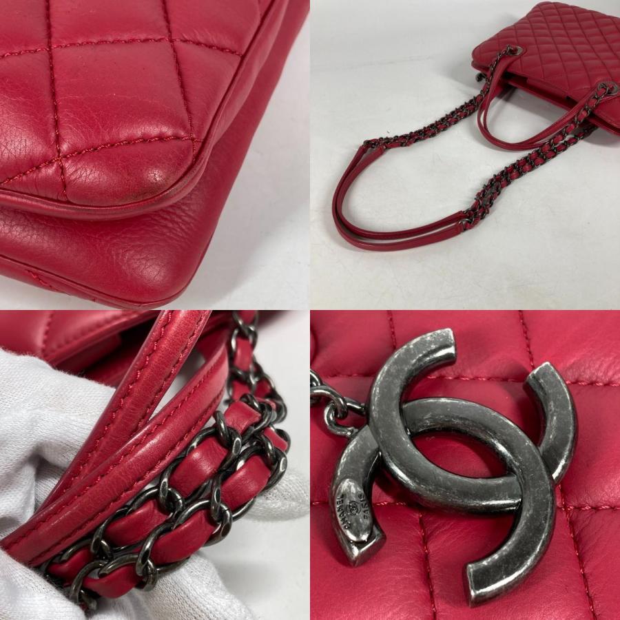 CHANEL シャネル CC ココマーク マトラッセ キルティング 2WAYバッグ チェーンショルダーバッグ トートバッグ ピンク 【中古】 | CHANEL | 08