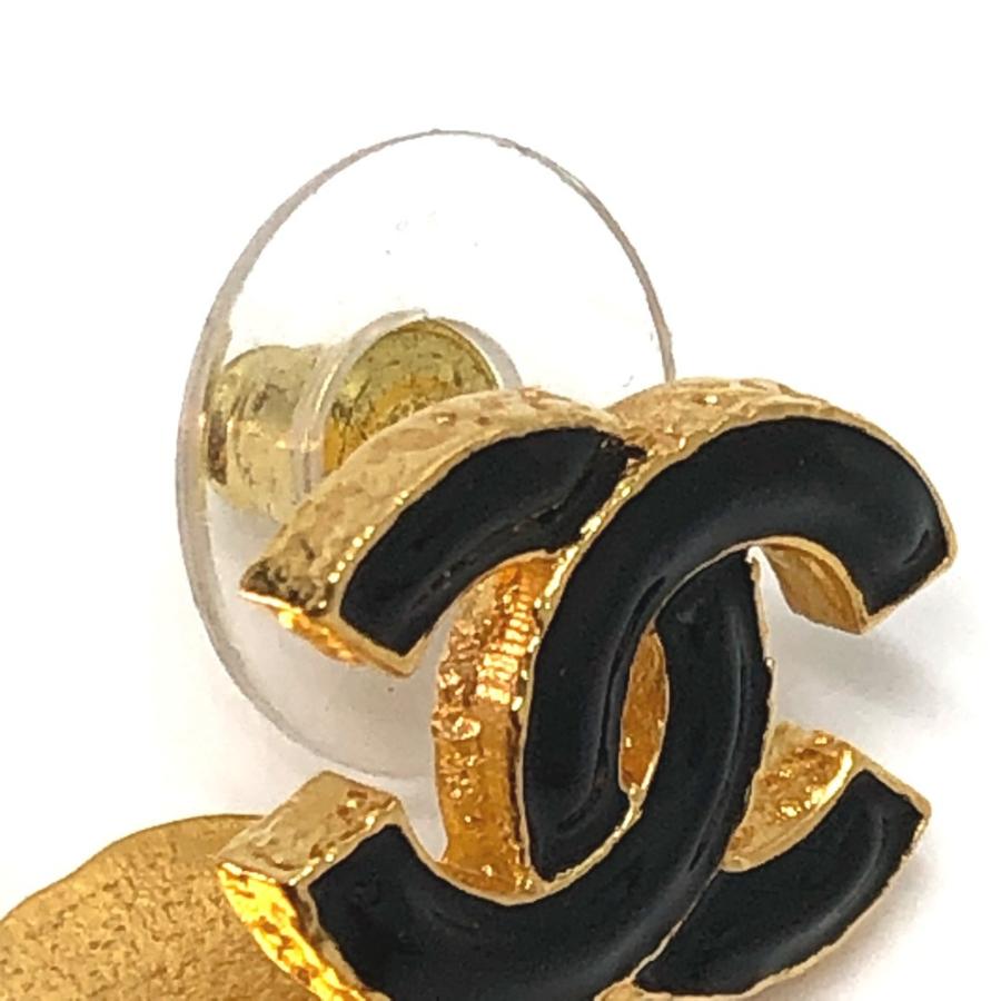 新品同様 CHANEL シャネル ココマーク フラワー ジュエリー 耳飾り L23 ピアス ピンク×ブラック ゴールド レディース【中古】 | CHANEL | 04