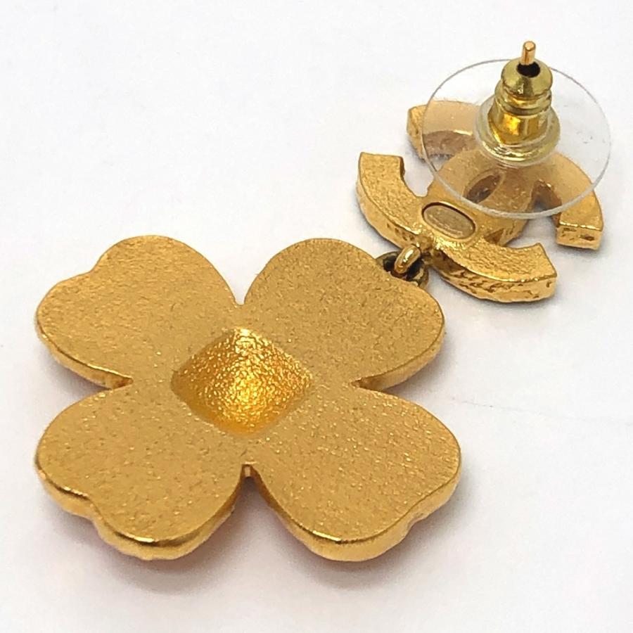 新品同様 CHANEL シャネル ココマーク フラワー ジュエリー 耳飾り L23 ピアス ピンク×ブラック ゴールド レディース【中古】 | CHANEL | 08