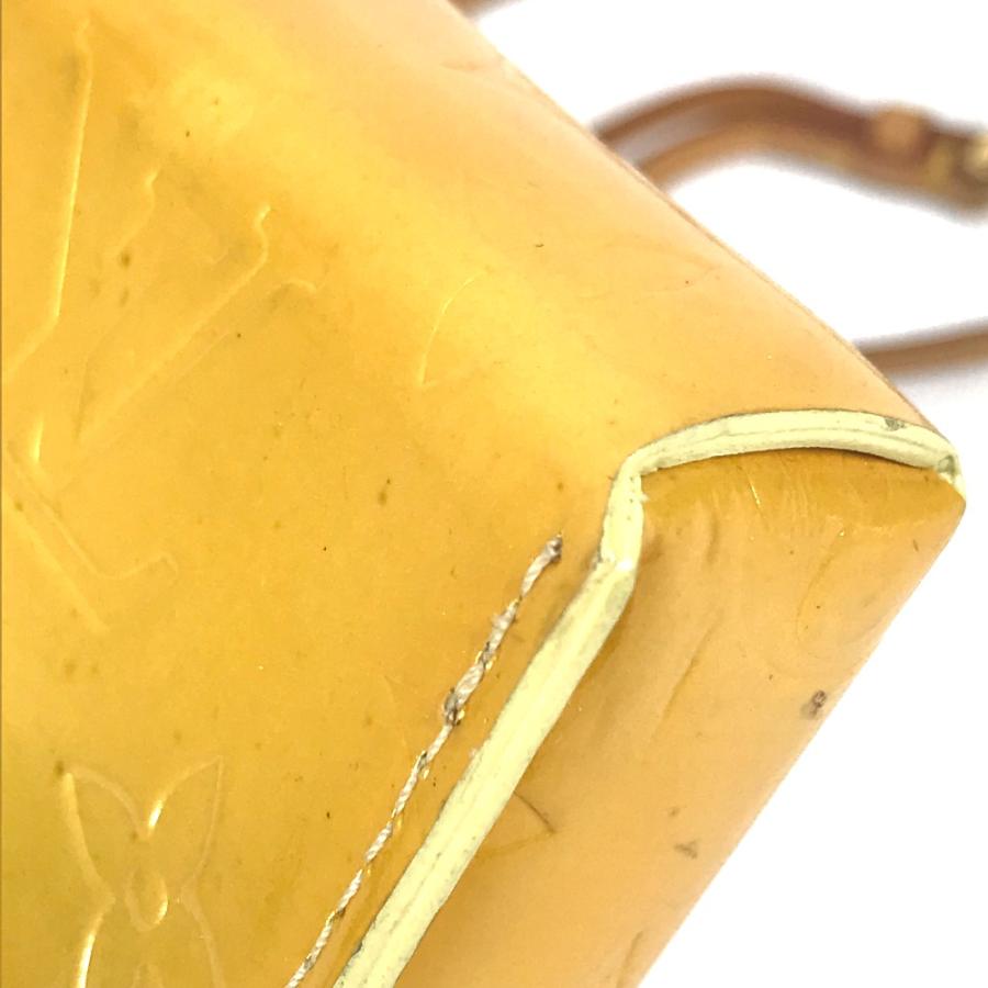 LOUIS VUITTON ルイヴィトン M91048 グリーン ストラップ付 タバコケース ポーチ モノグラムヴェルニ シガレットケース ベージュ【中古】 | LOUIS VUITTON | 07