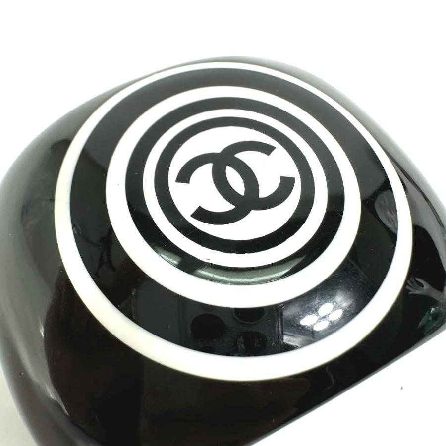 CHANEL（シャネル） 01P CC ココマーク 太バングル アクセサリー バングル プラスチック ブラック レディース【中古 ...