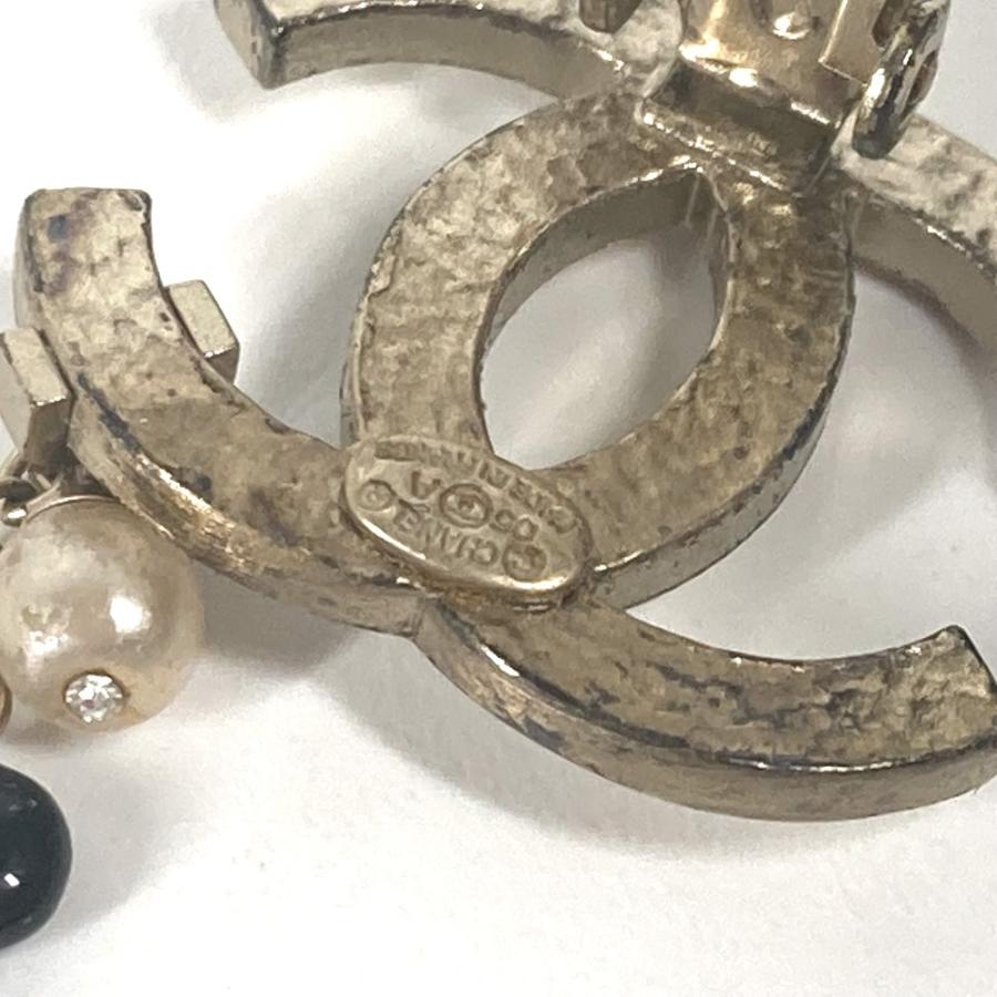 CHANEL シャネル CC ココマーク フェイクパール ハート アクセサリー 05A イヤリング ゴールド レディース【中古】 | CHANEL | 05