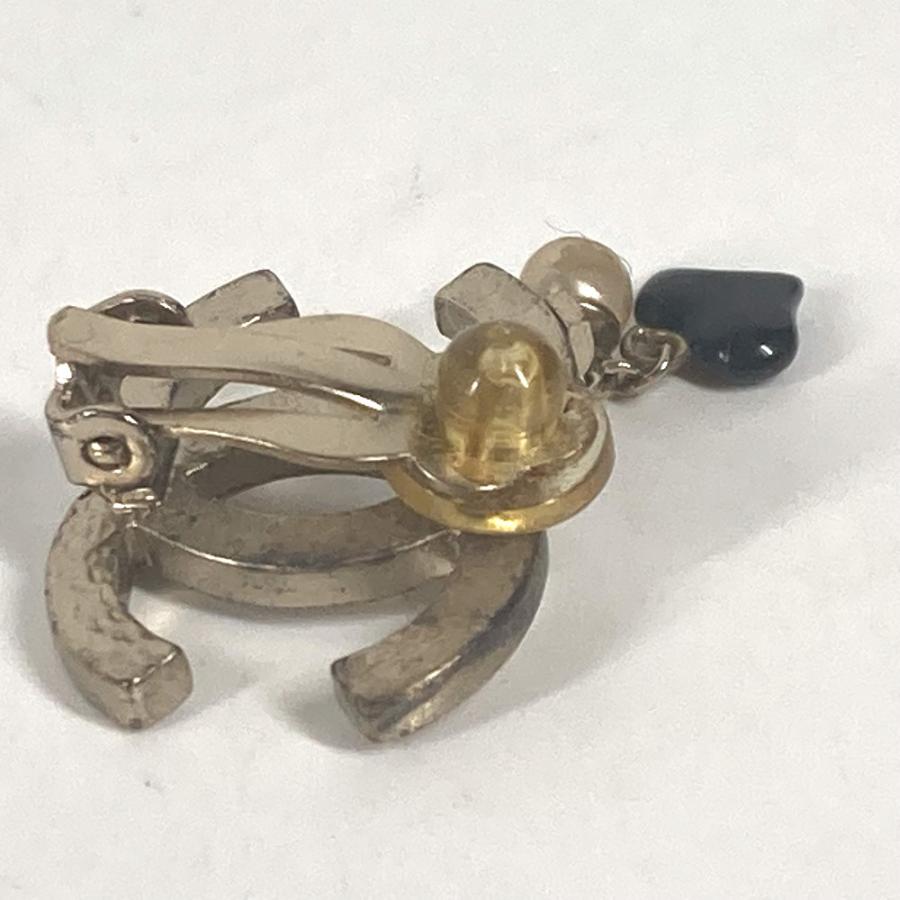 CHANEL シャネル CC ココマーク フェイクパール ハート アクセサリー 05A イヤリング ゴールド レディース【中古】 | CHANEL | 06