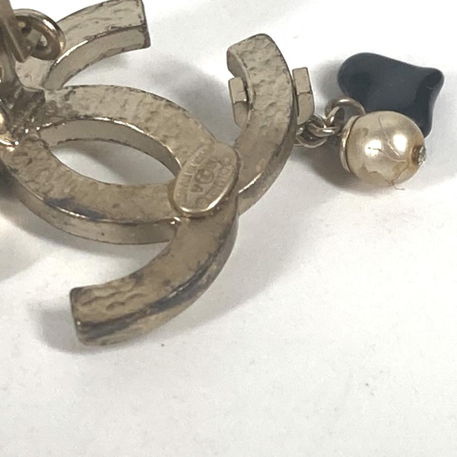 CHANEL シャネル CC ココマーク フェイクパール ハート アクセサリー 05A イヤリング ゴールド レディース【中古】 | CHANEL | 08