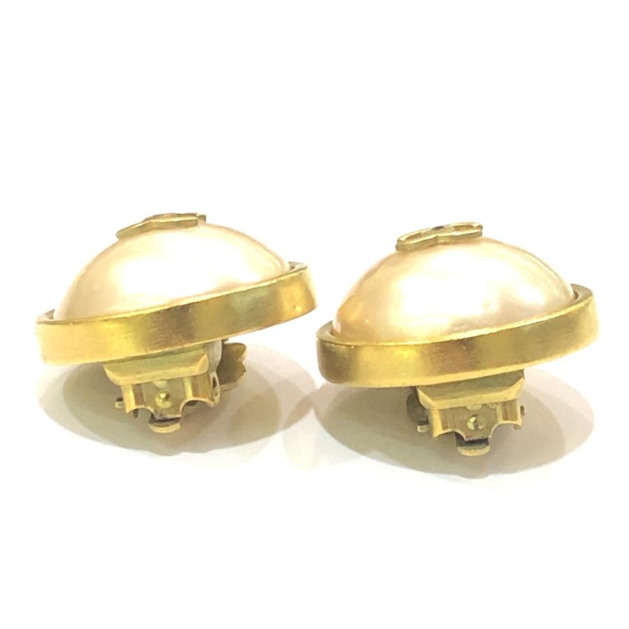 CHANEL シャネル ココマーク フェイクパール ヴィンテージ 95P イヤリング ゴールド レディース【中古】 | CHANEL | 04