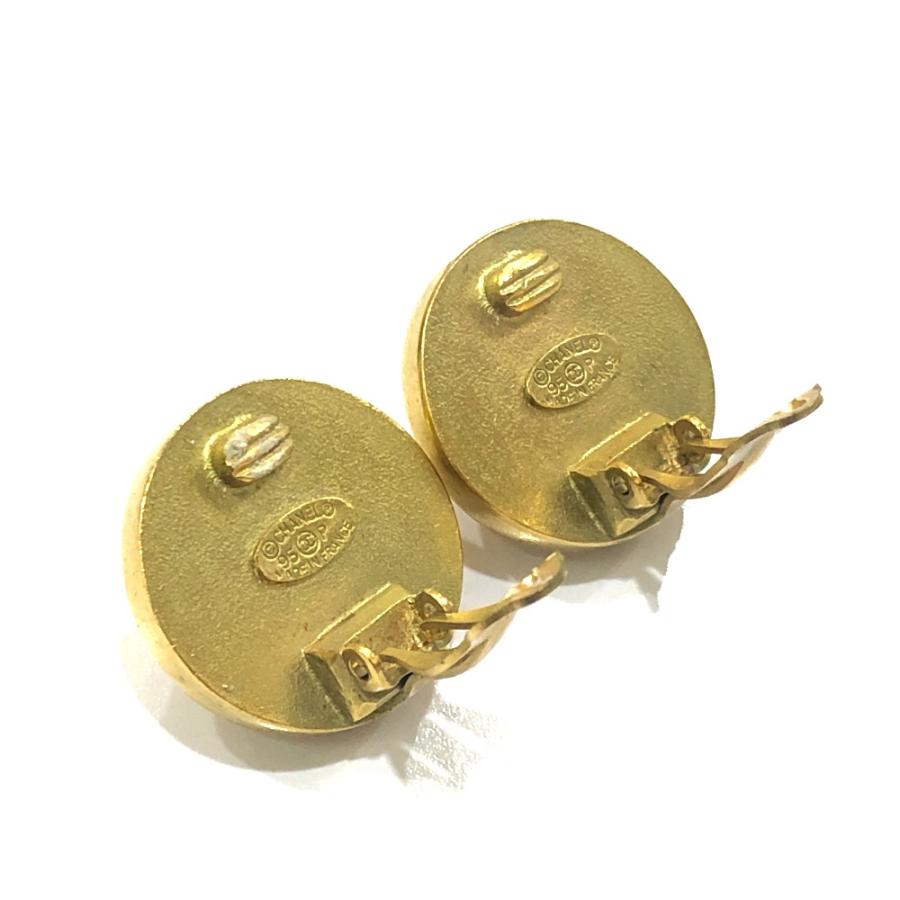 CHANEL シャネル ココマーク フェイクパール ヴィンテージ 95P イヤリング ゴールド レディース【中古】 | CHANEL | 06