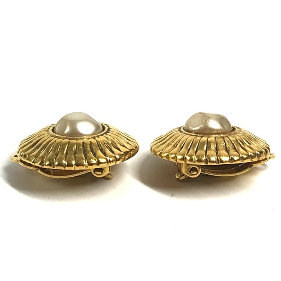 CHANEL シャネル フェイクパール アクセサリー ジュエリー ヴィンテージ イヤリング ゴールド レディース【中古】 | CHANEL | 05