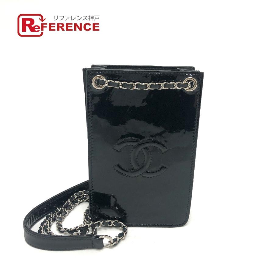 CHANEL シャネル ココマーク ポーチ チェーン ショルダーバッグ ブラック レディース【中古】 | CHANEL
