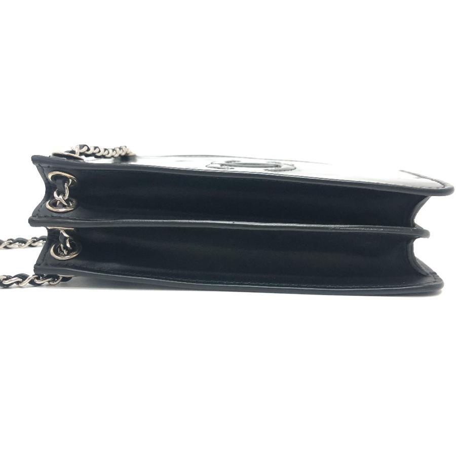 CHANEL シャネル ココマーク ポーチ チェーン ショルダーバッグ ブラック レディース【中古】 | CHANEL | 02