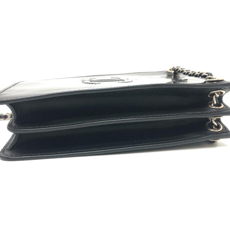 CHANEL シャネル ココマーク ポーチ チェーン ショルダーバッグ ブラック レディース【中古】 | CHANEL | 04