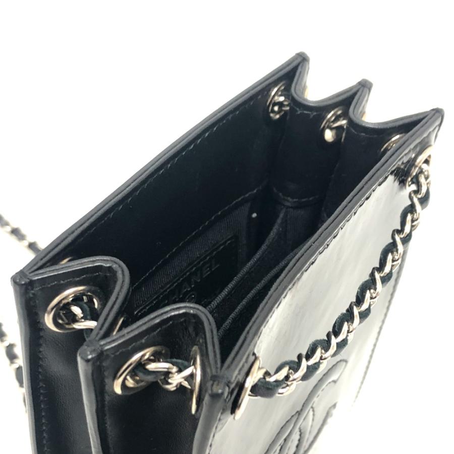 CHANEL シャネル ココマーク ポーチ チェーン ショルダーバッグ ブラック レディース【中古】 | CHANEL | 06