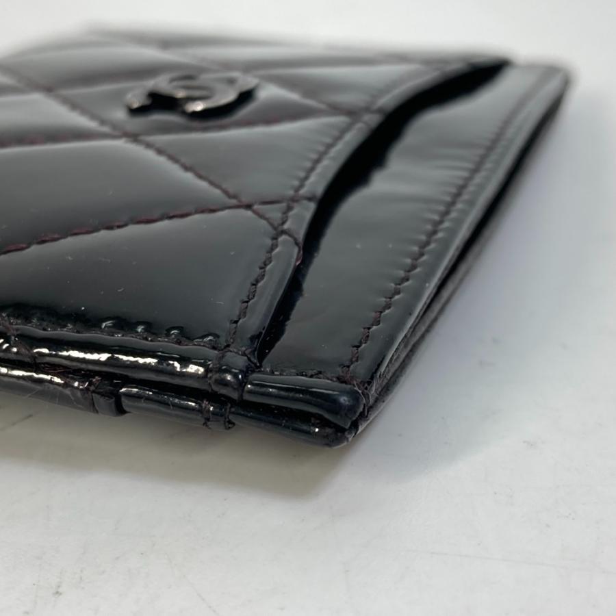 CHANEL シャネル CC ココマーク キルティング 名刺入れ パスケース カードケース ブラック系 レディース【中古】 | CHANEL | 03