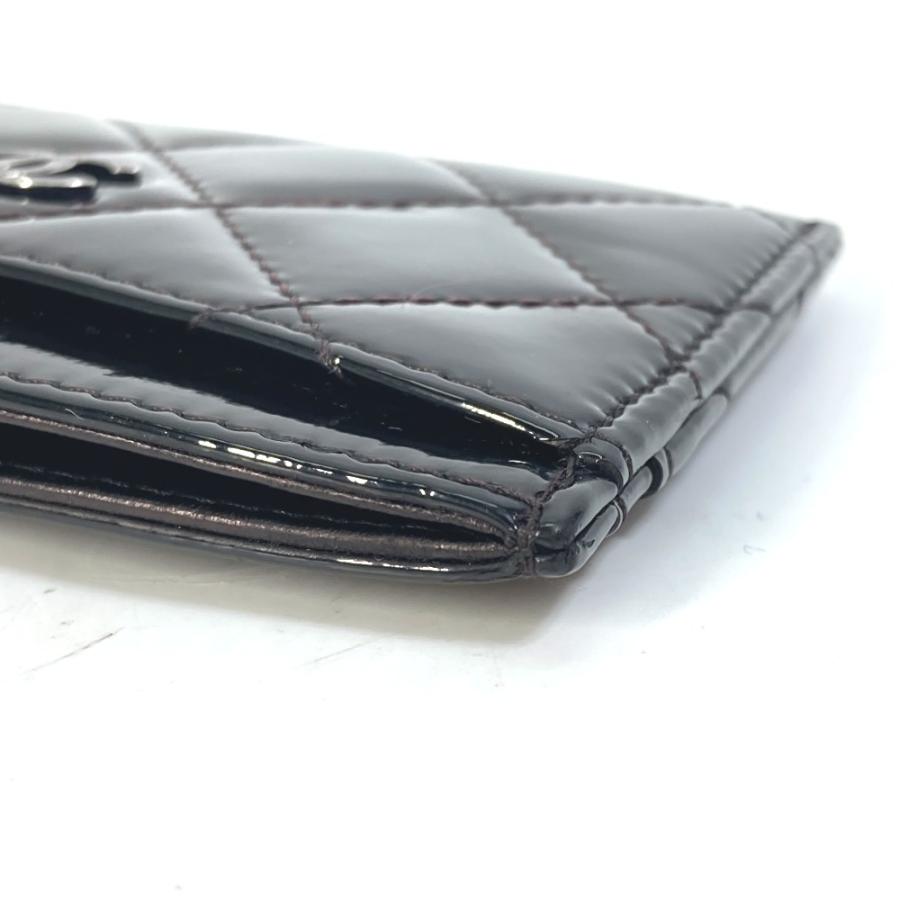 CHANEL シャネル CC ココマーク キルティング 名刺入れ パスケース カードケース ブラック系 レディース【中古】 | CHANEL | 04