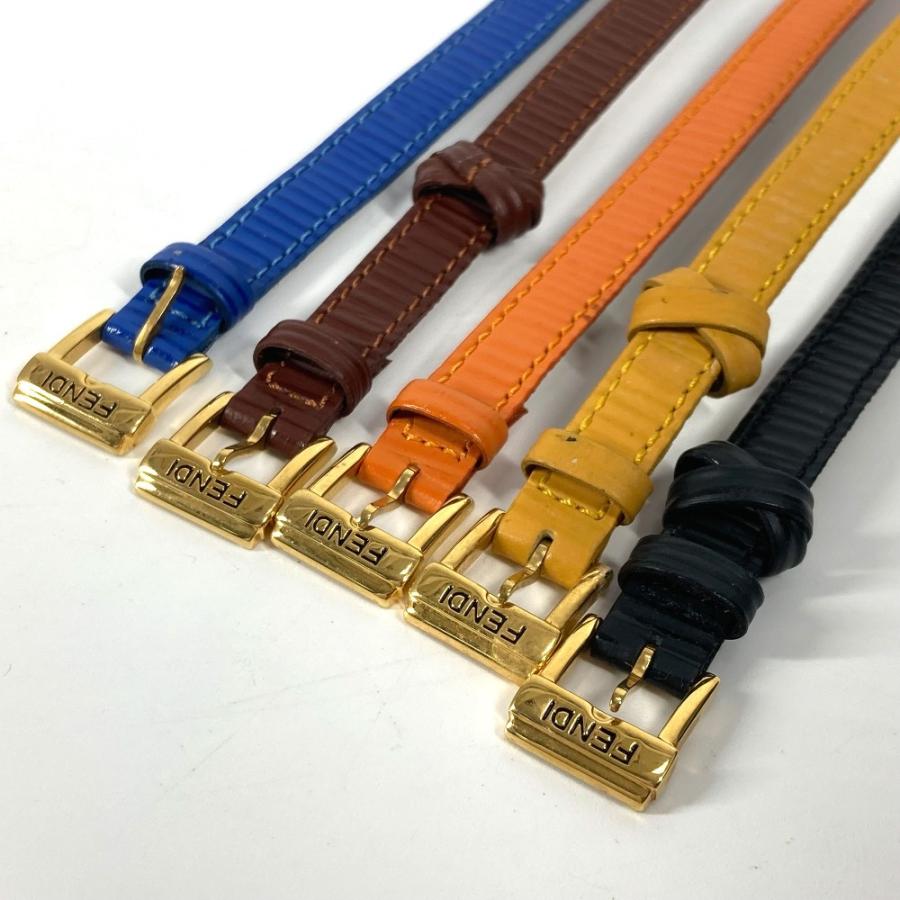 FENDI 時計 チェンジベルト 5本 FENDI フェンディ チェンジ時計用ベルト 5本セット 腕時計