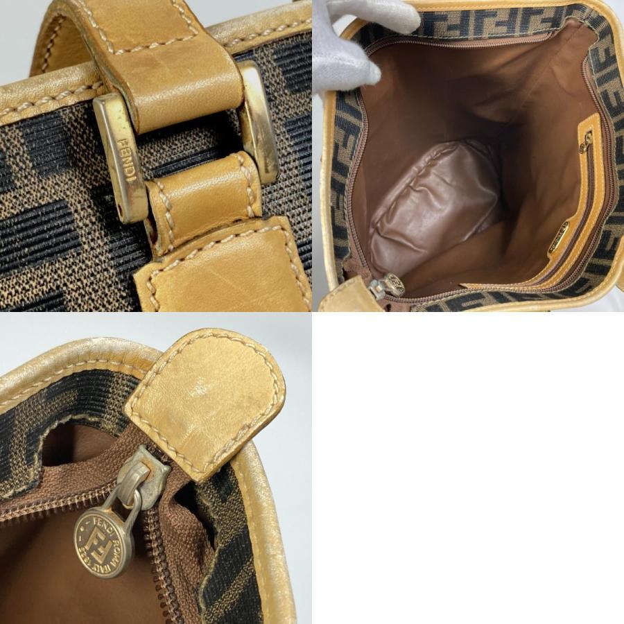 FENDI フェンディ ズッカ柄 バケツ型 トートバッグ 肩掛け FENDI フェンディ ズッカ柄 バケツ型 トートバッグ 肩掛け