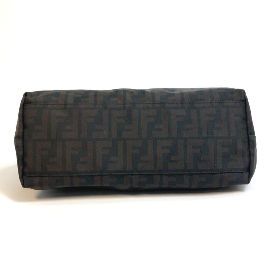 FENDI（フェンディ） 8BH198 FFズッカ柄 ファスナー 肩掛け トート 