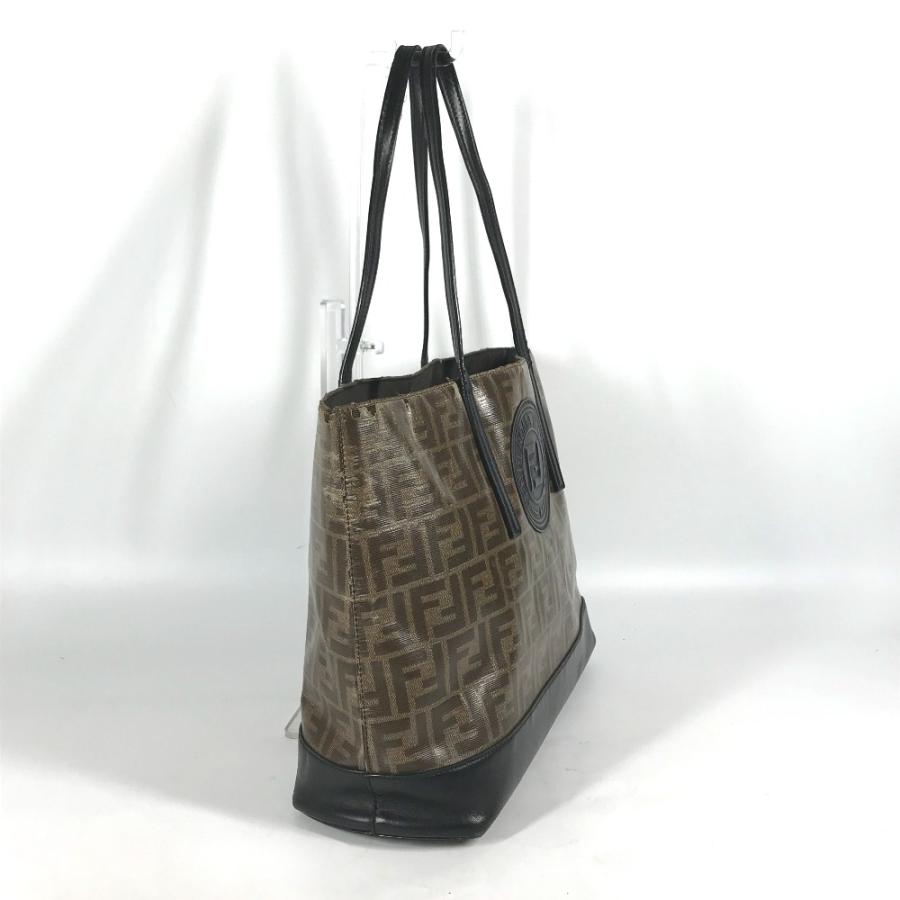 FENDI フェンディ 8BH348 ズッカ カバン ショルダーバッグ トートバッグ ブラウン メンズ【中古】 | FENDI | 02