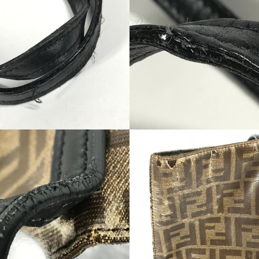 FENDI フェンディ 8BH348 ズッカ カバン ショルダーバッグ トートバッグ ブラウン メンズ【中古】 | FENDI | 08