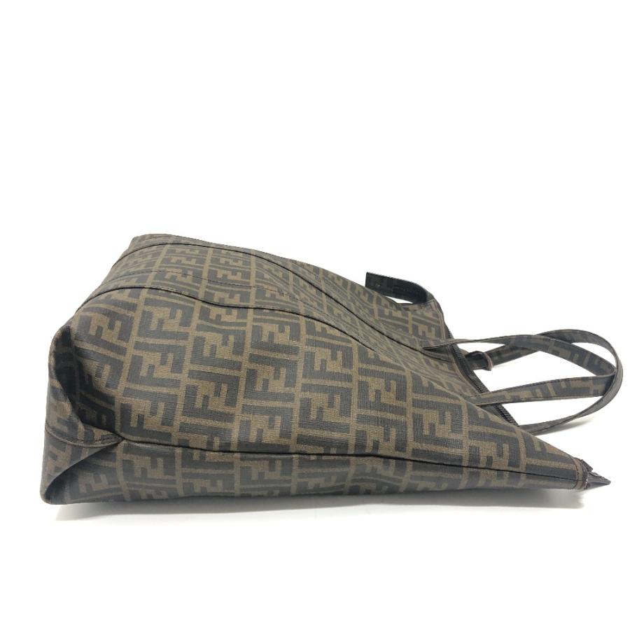 FENDI フェンディ 7VA196 ズッカ柄 トートバック カバン ハンドバック トートバッグ ブラウン レディース【中古】 | FENDI | 03