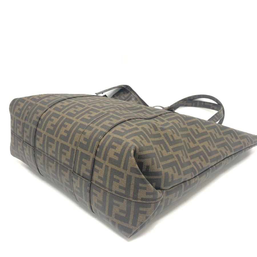 FENDI フェンディ 7VA196 ズッカ柄 トートバック カバン ハンドバック トートバッグ ブラウン レディース【中古】 | FENDI | 04