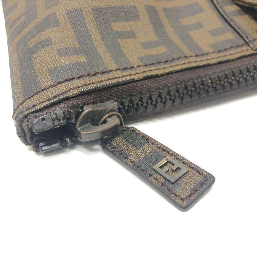 FENDI フェンディ 7VA196 ズッカ柄 トートバック カバン ハンドバック トートバッグ ブラウン レディース【中古】 | FENDI | 06