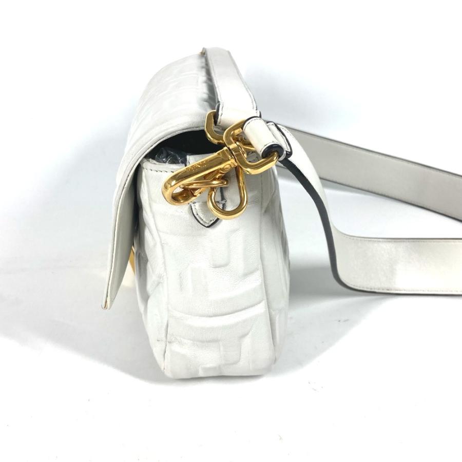 FENDI フェンディ 8BR600 ズッカ マンマバケット 肩掛け 2WAYバッグ カバン ショルダーバッグ ホワイト レディース【中古】 | FENDI | 06