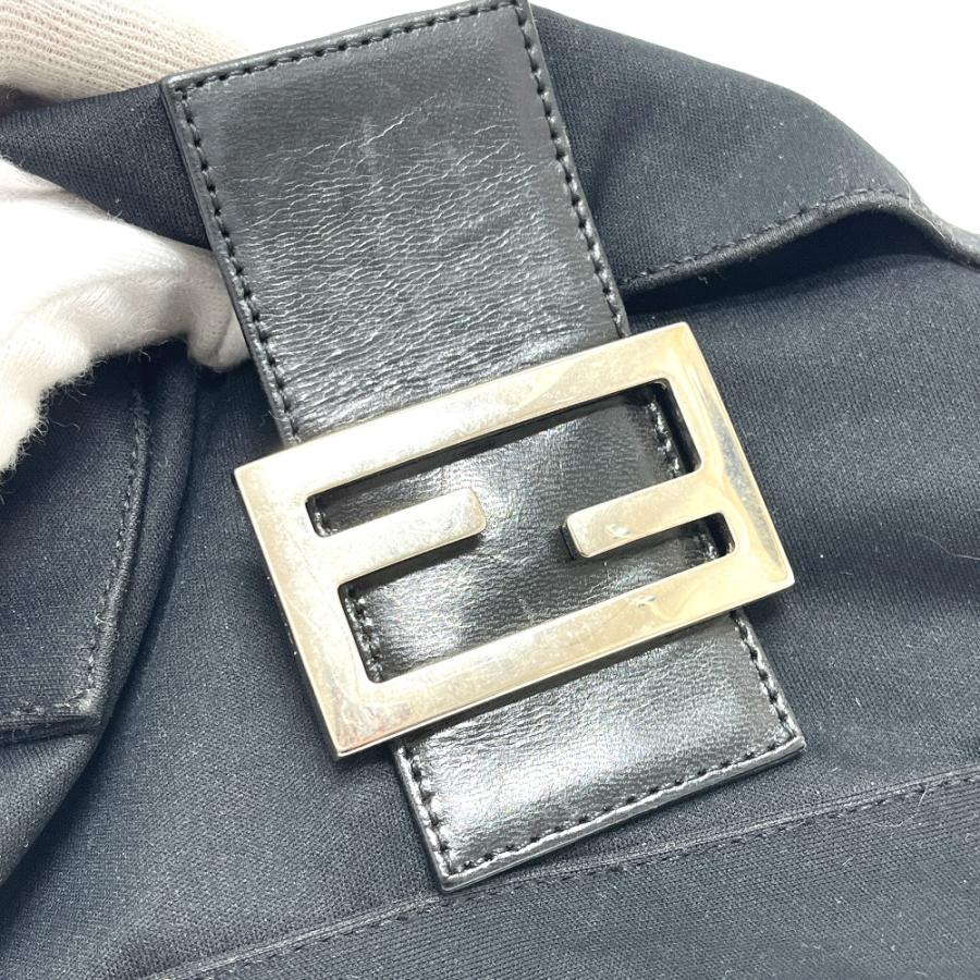 FENDI フェンディ FFロゴ マンマバケット 肩掛け カバン フラップ バッグ ハンドバッグ ブラック レディース【中古】 | FENDI | 03