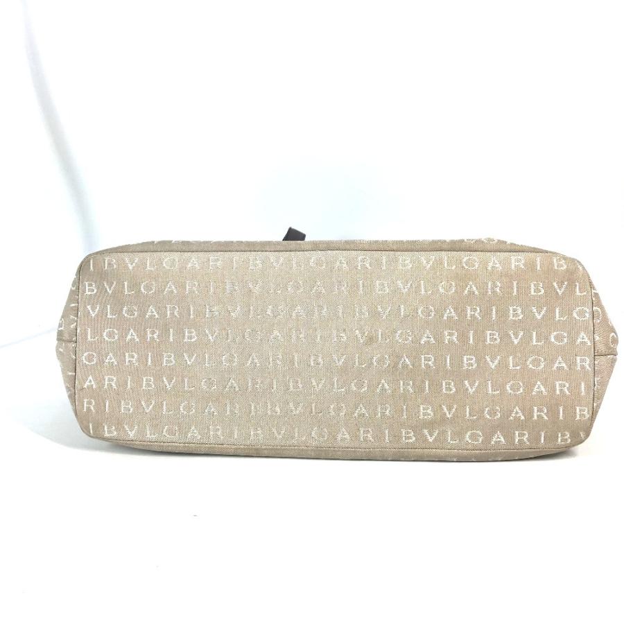 BVLGARI ブルガリ ロゴマニア カバン ショルダーバッグ 肩掛け トートバッグ ベージュ レディース【中古】 | BVLGARI | 04