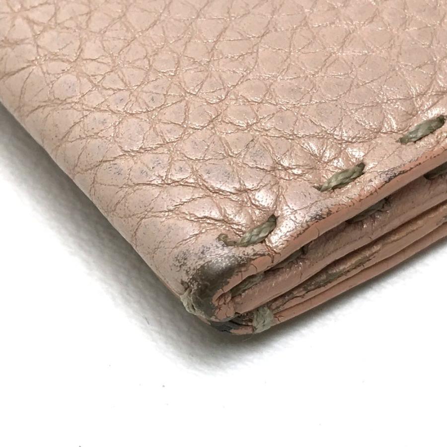 FENDI フェンディ 8M0144 Wホック長財布 ローマンレザー セレリア 長財布（あり） レザー ピンク系 レディース | FENDI | 08