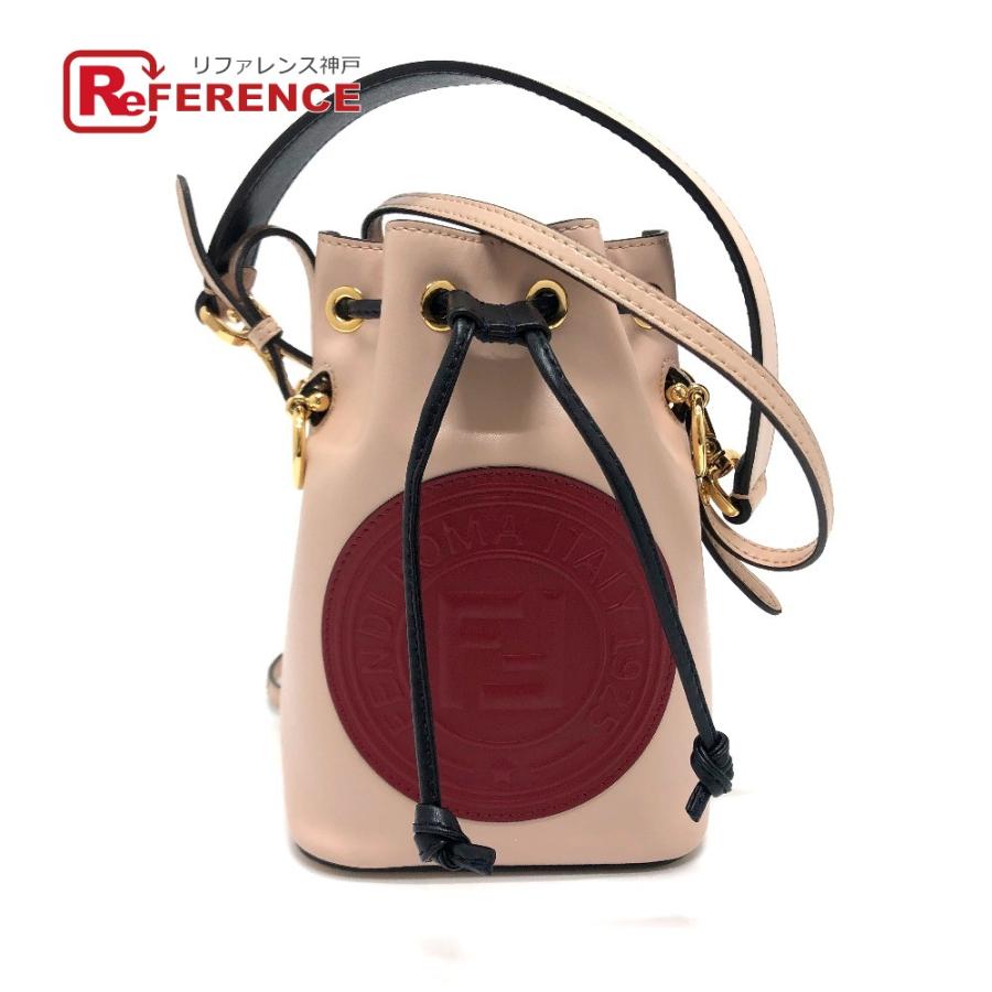 未使用 FENDI フェンディ 8BS010 FF ロゴ モントレゾール 巾着