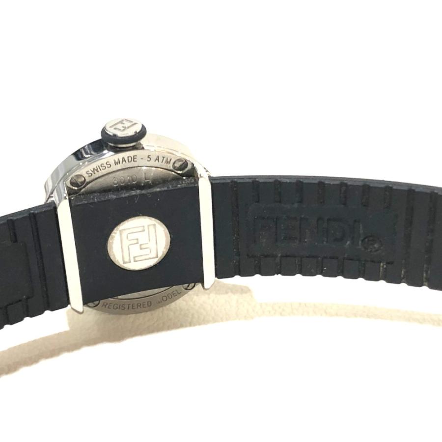 新品同様 FENDI フェンディ 8010 L FFロゴ ドーム型 ブースラ クオーツ