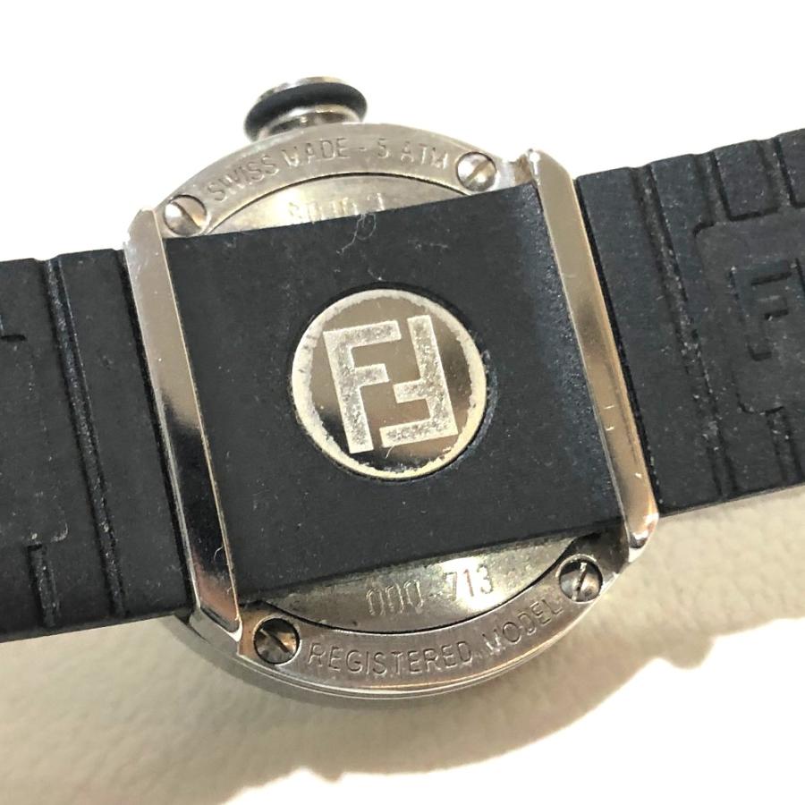 新品同様 FENDI フェンディ 8010 L FFロゴ ドーム型 ブースラ クオーツ