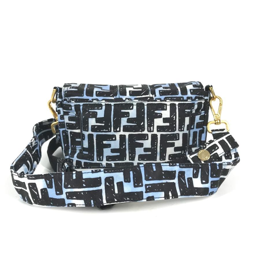 FENDI（フェンディ） 未使用 8BR784 ズッカ バゲット ミニ 2WAYバッグ