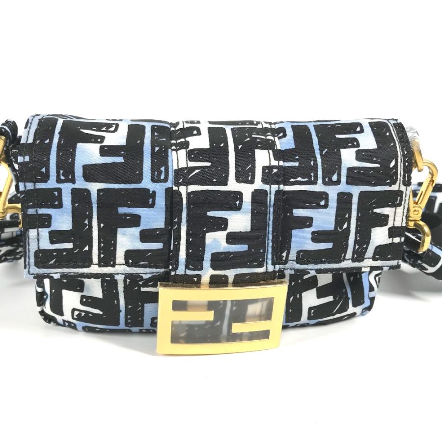 FENDI（フェンディ） 未使用 8BR784 ズッカ バゲット ミニ 2WAYバッグ