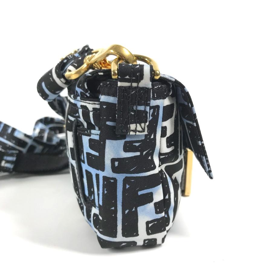 FENDI（フェンディ） 未使用 8BR784 ズッカ バゲット ミニ 2WAYバッグ