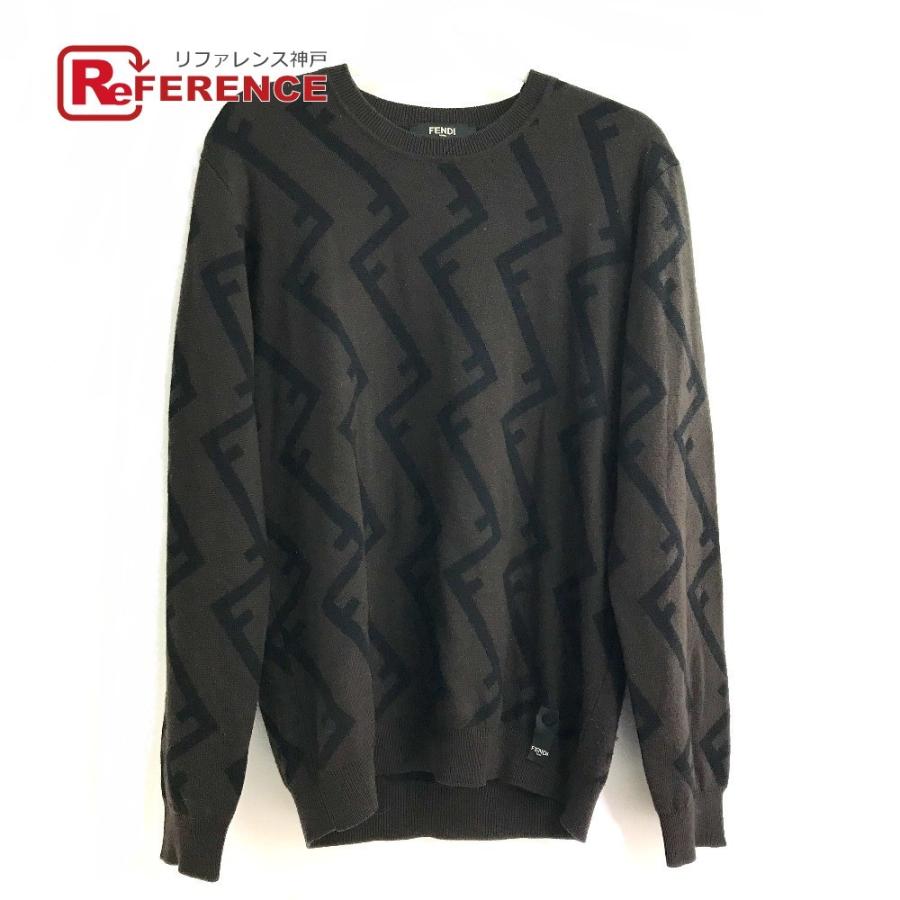 Fendi Fロゴ ニット長袖セーター