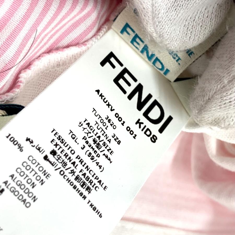 未使用 FENDI フェンディ フェンディキッズ ベビー ロンパース スタイ 