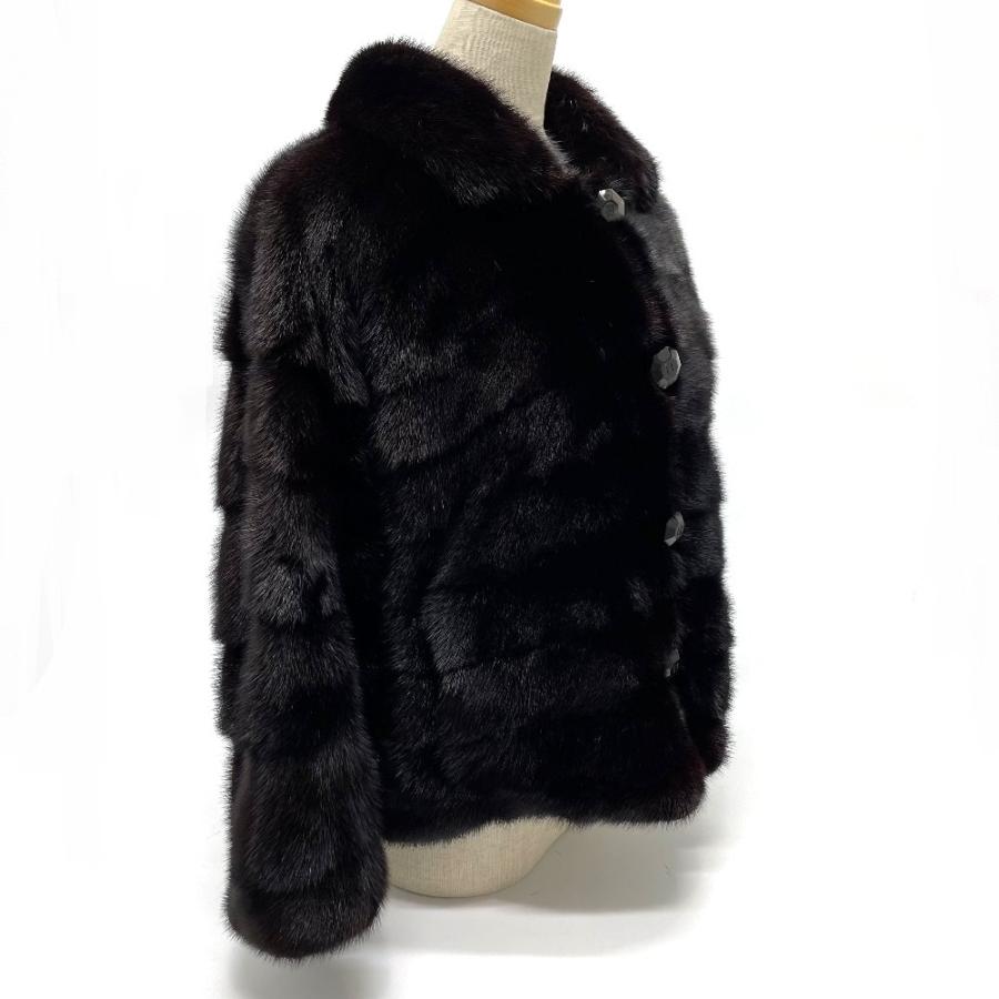 美品 FENDI フェンディ 毛皮 2021年モデル ショート丈 ボレロジャケット ミンク ブラック レディース【中古】 | FENDI | 02