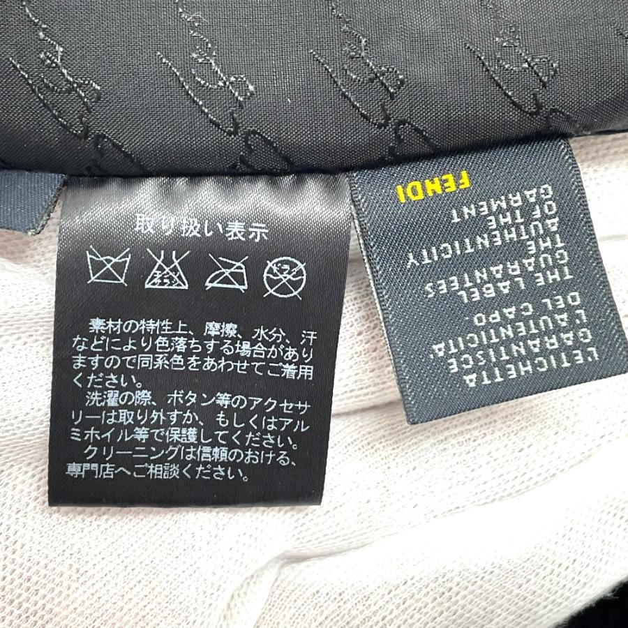 美品 FENDI フェンディ 毛皮 2021年モデル ショート丈 ボレロジャケット ミンク ブラック レディース【中古】 | FENDI | 07