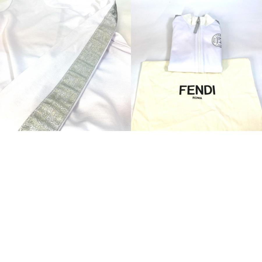 FENDI フェンディ FAF069 アパレル 長袖 トップス ラメ ズッカ ロゴ 