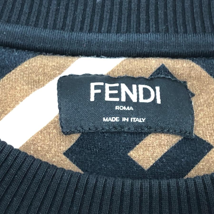 FENDI フェンディ FY0944 ズッカ柄 スウェット トレーナー ブラウン メンズ【中古】 | FENDI | 04